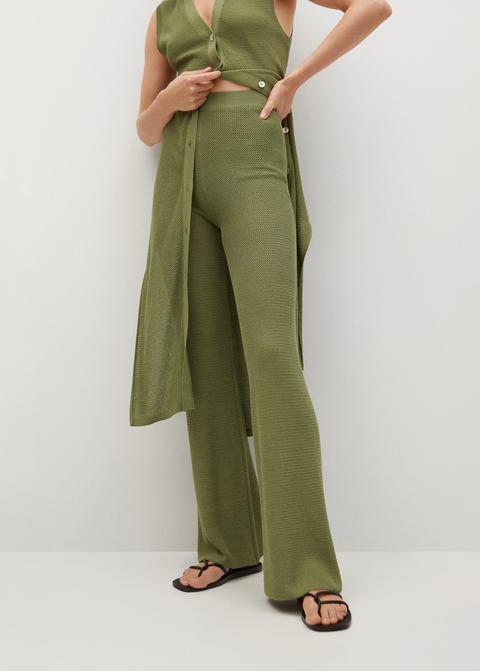 Pantalón Punto Acampanado