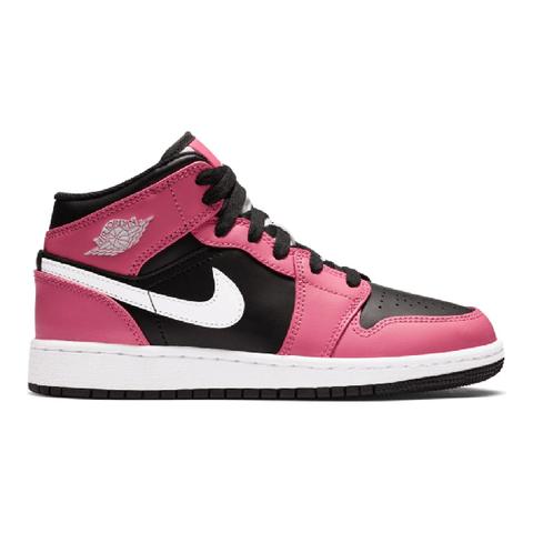 Air Jordan 1 Mid Jordan Noir/ Rose 36.5 Unisex