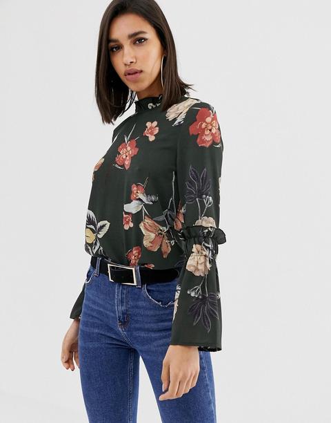 Ax Paris Floral Blouse