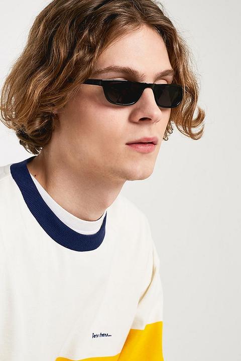 Uo Marshall Black Sunglasses - Black At Urban Outfitters