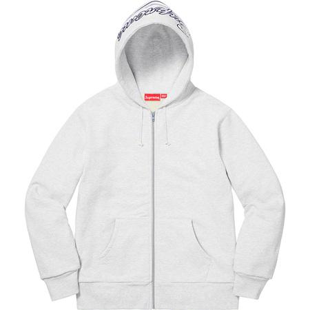 thermal zip up sweatshirt supreme