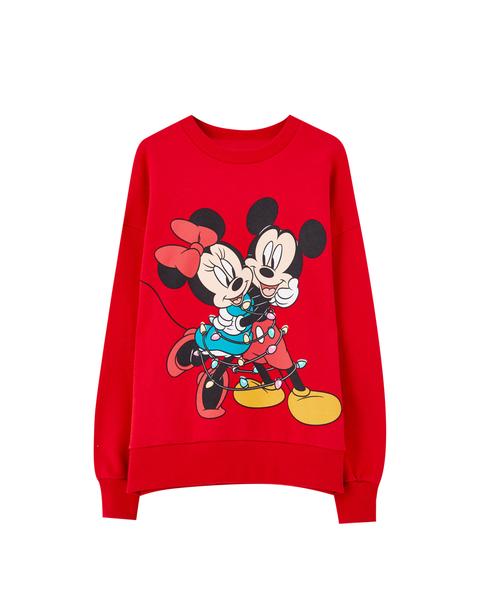 Sudadera Mickey \u0026amp; Minnie Mouse de Pull and Bear en 21 Buttons