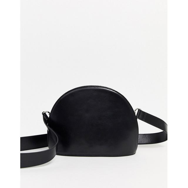 asos leather cross body bag