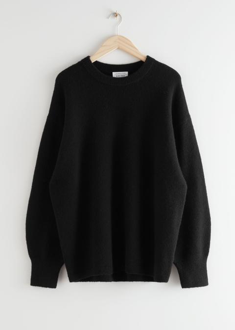 Oversized Wool Knit Jumper