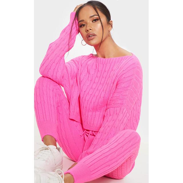 hot pink sweater for women