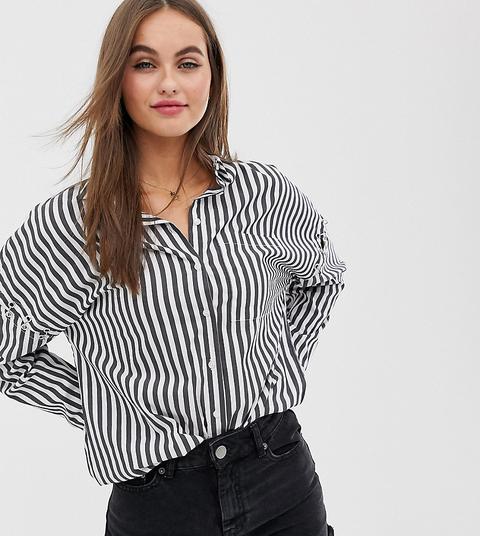 bershka striped shirt