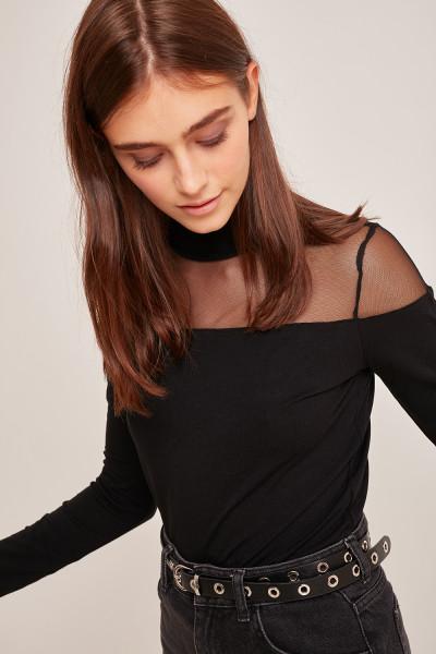 Cropped Turtleneck