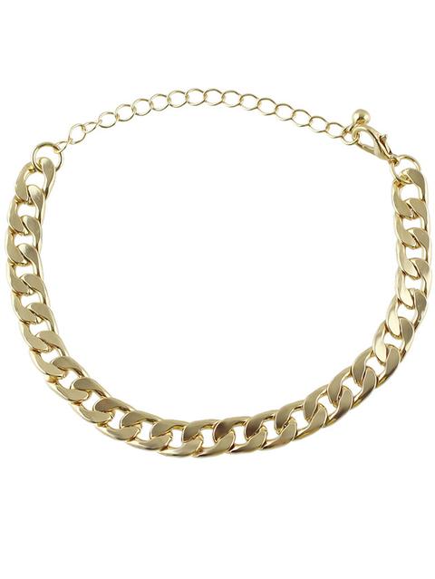 Gold Chain Link Bracelet