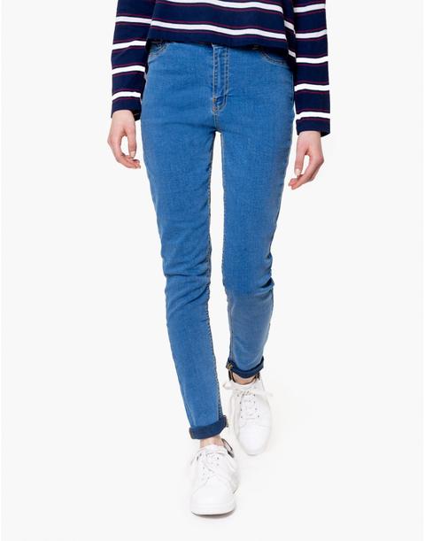 Jeans Cinturilla Subida Skinny Jeans Medio
