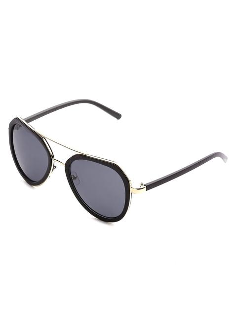 Contrast Frame Aviator Sunglasses