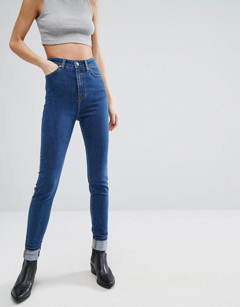 Vaqueros Pitillo De Talle Alto Zoe Sky De Dr Denim