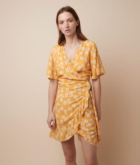 Robe Imprimé Floral - Pam - M - Jaune - Femme - Etam