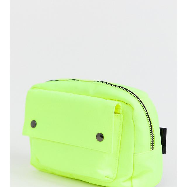 neon yellow bum bag