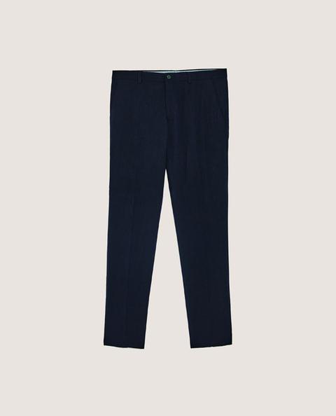 Pantaloni Da Tailleur Testurizzati