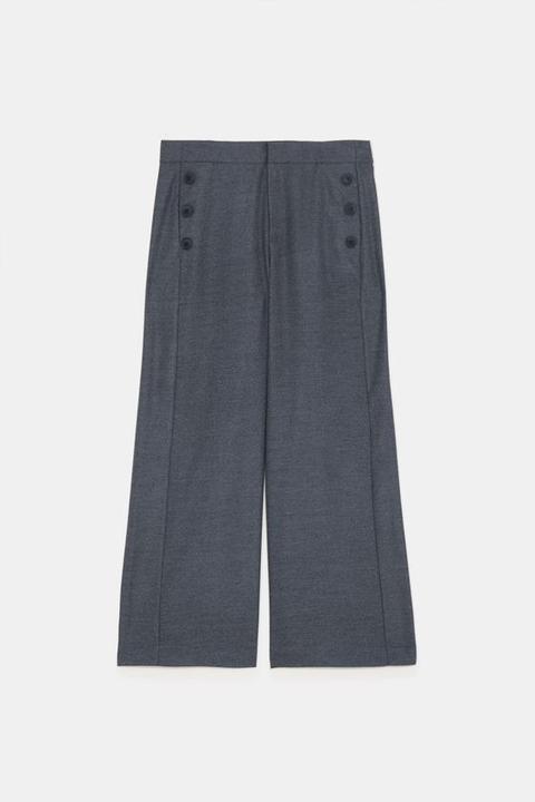 Pantalón Culotte Botones