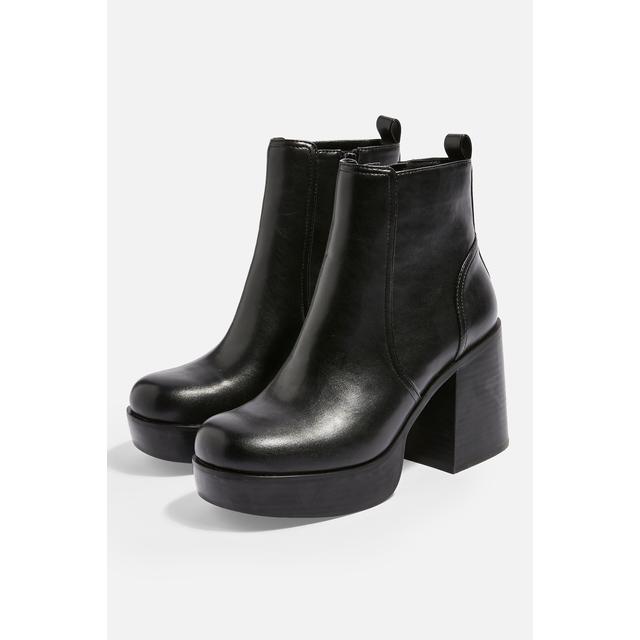 Womens Monster Ankle Platform Boots 