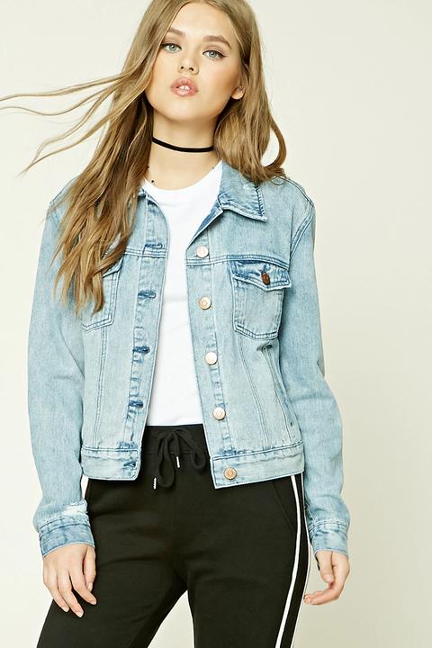 Distressed Denim Jacket