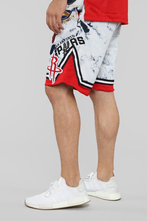 nba denim shorts