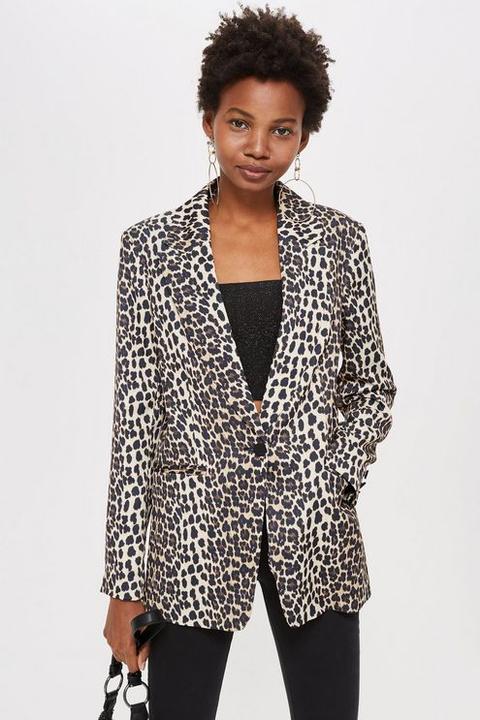 leopard suit jacket