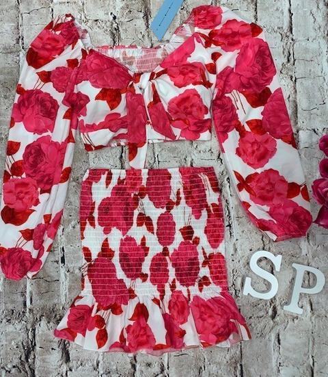 Conjunto Rosas Bicolor