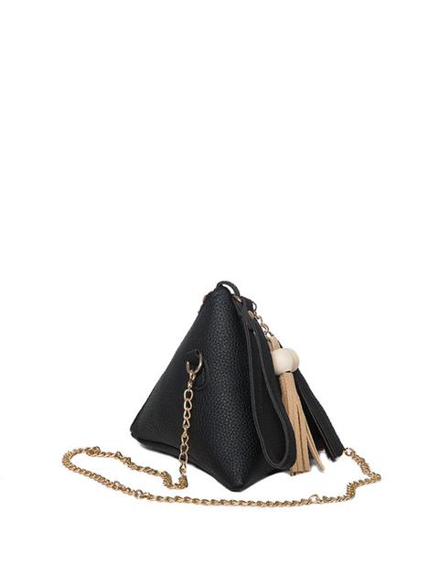 Borsa A Catena Pyramid Tassel Decor