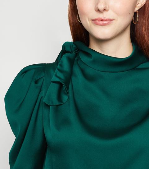new look satin blouse