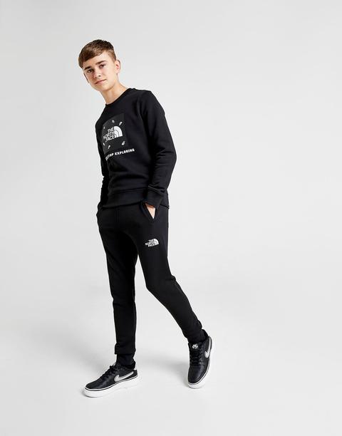 boys black north face joggers