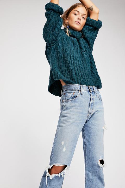 Levi's 501 Crop Jeans from Free People 