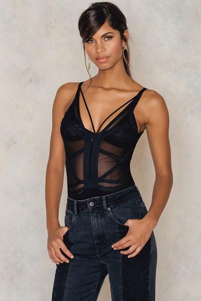 Bardot Nadia Bodysuit - Black