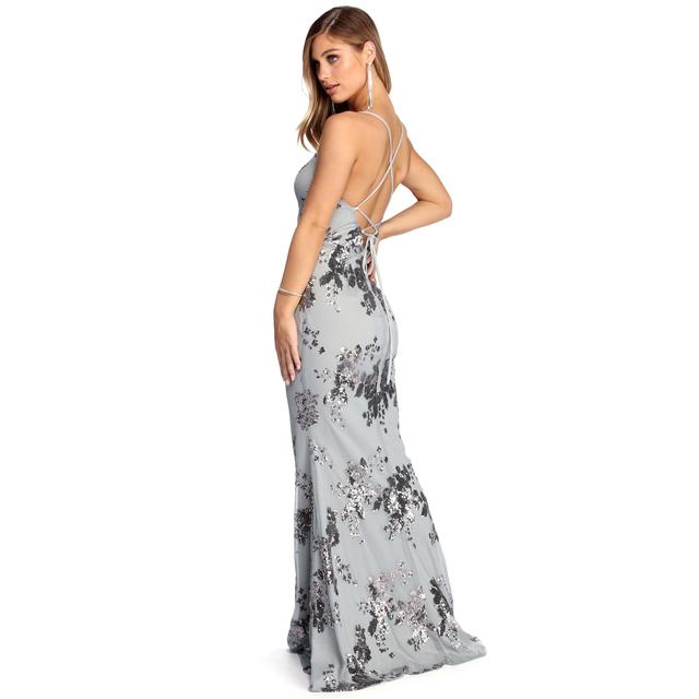 nicole sleeveless sequin dress