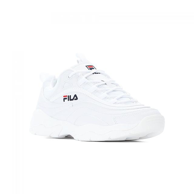 fila ray low white