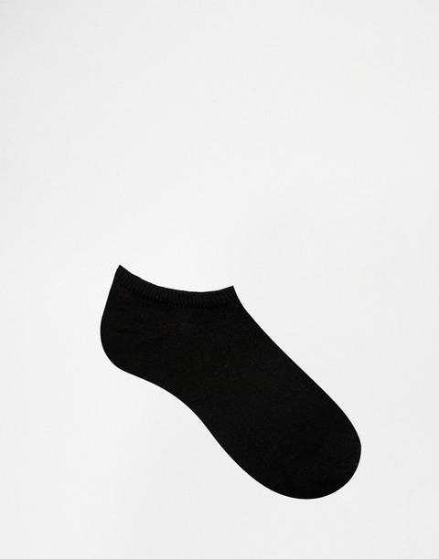 Asos Trainer Socks In Black - Black