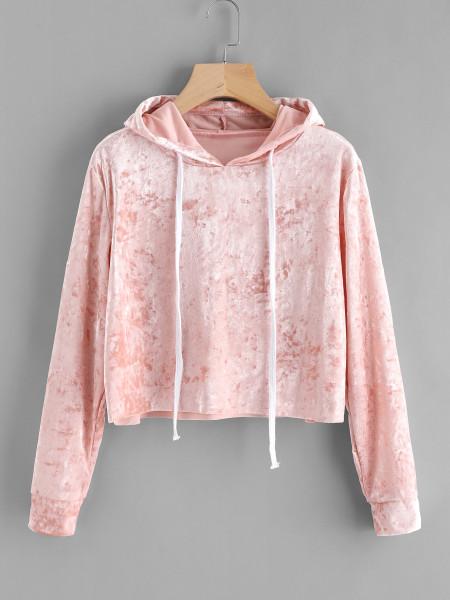 Sudadera Con Capucha De Terciopelo