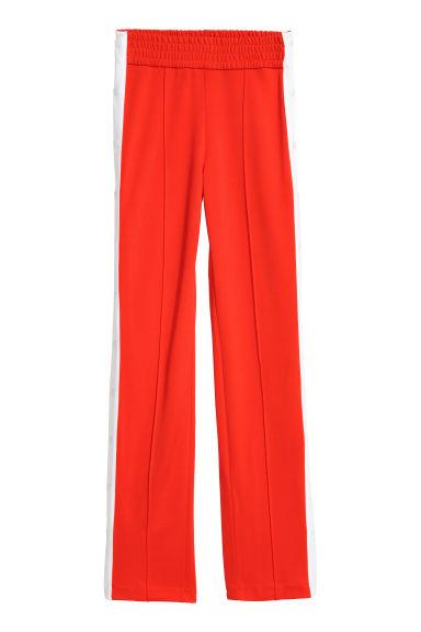 H & M - Pantalón Holgado - Rojo