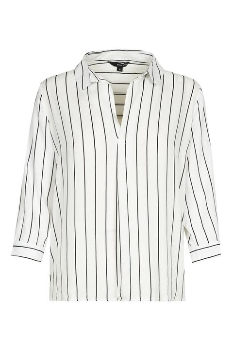 Camicia A Righe Bianche E Nere