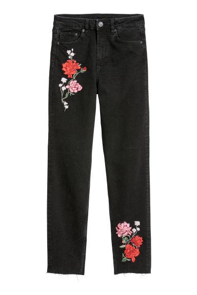 Slim Mom Jeans - Black