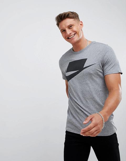 Camiseta Gris Con Logo 927392-091 De Nike