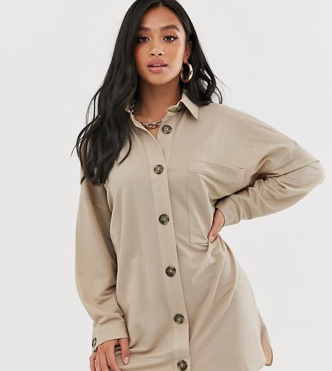 Asos Design Petite - Robe Chemise Fonctionnelle