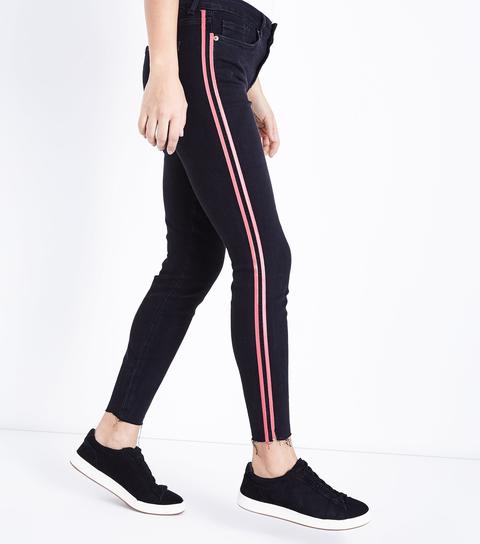 new look side stripe jeans