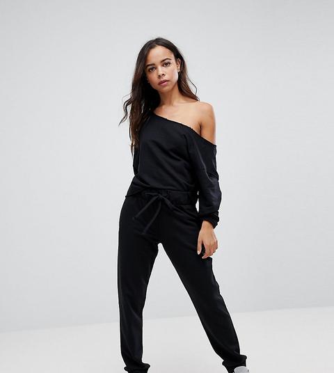 Asos Design Petite - Joggers Da Casa - Nero