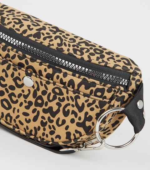 leopard print bum bag