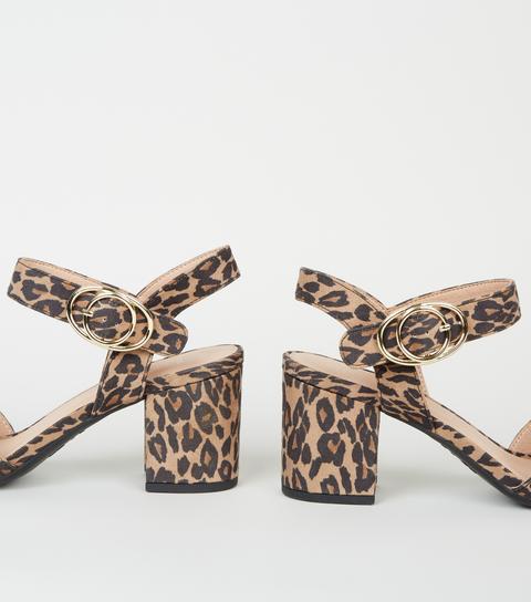 new look leopard heels