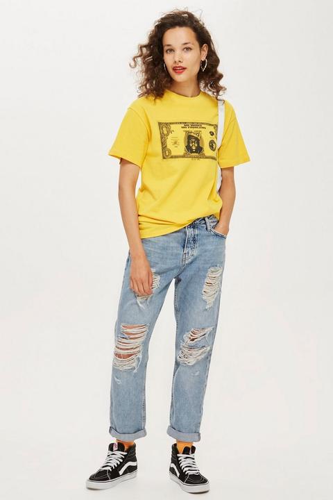 Bleach Super Ripped Hayden Boyfriend Jeans