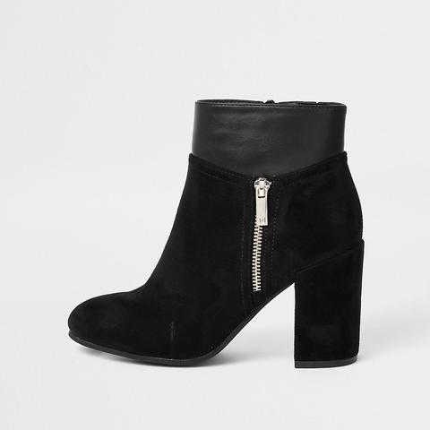 Black Block Heel Boot