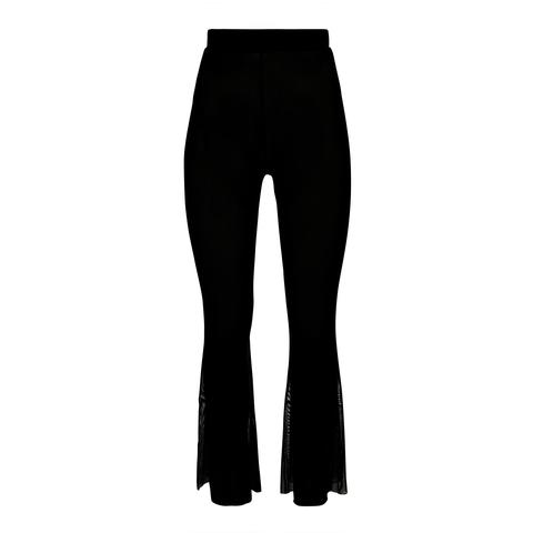 Black Mesh Trousers