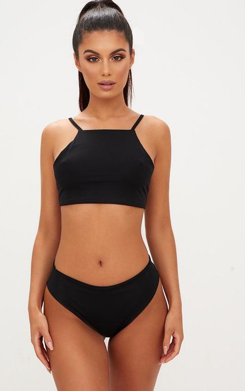 Black Mix & Match Cheeky Bum Bikini Bottom