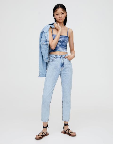 jeans mom pull and bear