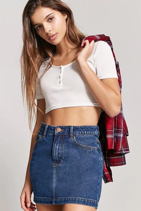 Women's Denim Mini Skirt