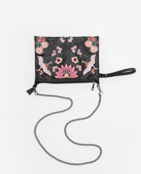 Borsa Pochette Con Ricami