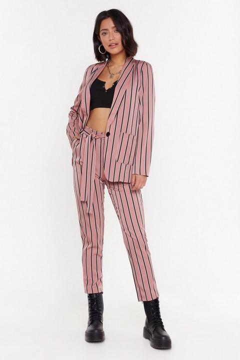 Don't Stop Striping Tailored Pants